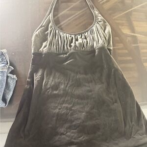 Lululemon Athletica Black and Gray Tank Top